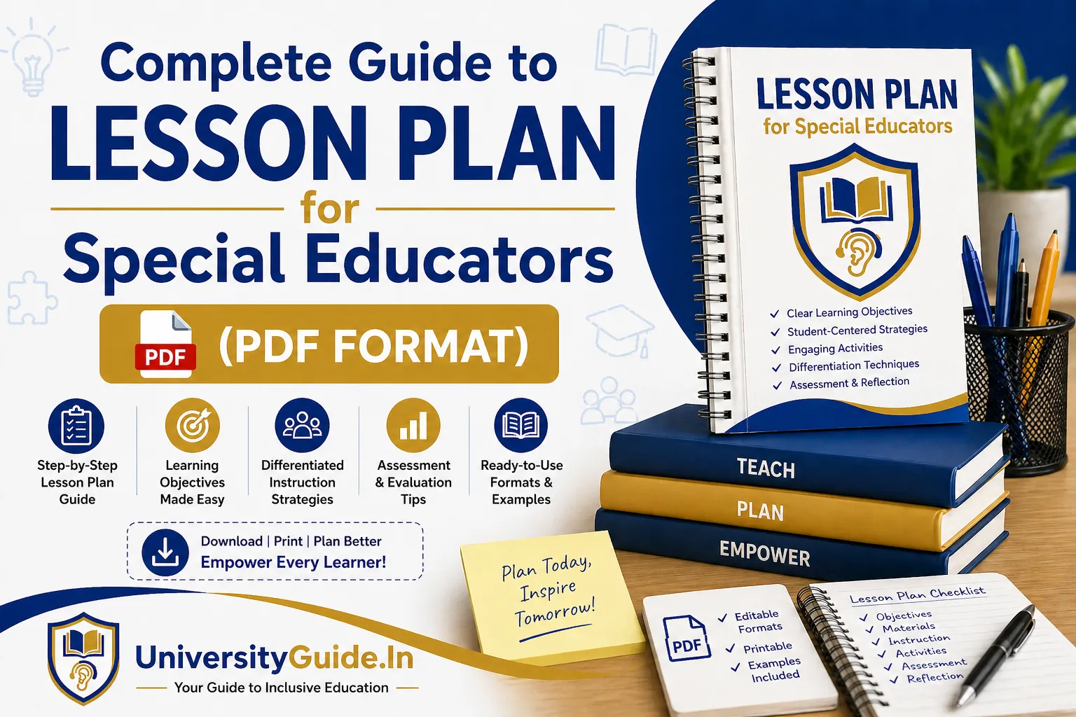 Lesson Plan for Special Educators